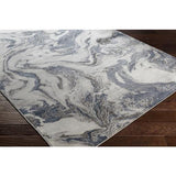 Surya Tibetan TBT-2319 Charcoal Dark Blue 7'10" x 10'2" Rug
