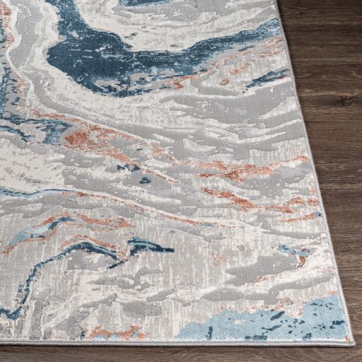 Surya Tibetan TBT-2329 Brick Red Dark Blue 7'10" x 10'2" Rug