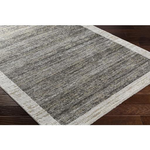Surya Tibetan TBT-2343 Black Charcoal 2'7" x 7'7" Rug