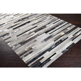 Surya Trail TRL-1120 Black Dark Brown 8' Square Rug