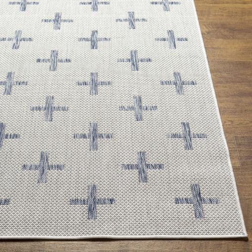 Surya Tuareg TRG-2358 Cream Dark Blue 6'7" x 9' Rug