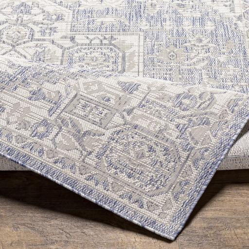 Surya Tuareg TRG-2390 Cream Dark Blue 6'7" x 9' Rug