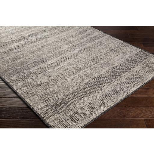 Surya Tunus TUN-2305 Black Gray 6' x 9' Rug