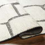Surya Tunus TUN-2309 Black Cream 9' x 12' Rug