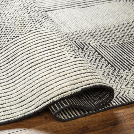 Surya Tunus TUN-2317 Black Light Gray 8' x 10' Rug