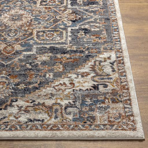 Surya Tuscany TUS-2334 Blue Brown 2' x 2'11" Rug
