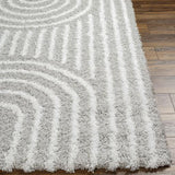 Surya Urban Shag USG-2314 Light Gray White 5'3" x 7'3" Rug