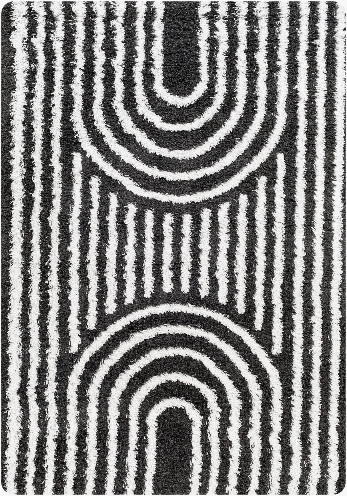 Livabliss Urban Shag USG-2318 5'3" x 7'3" Machine Woven Rug