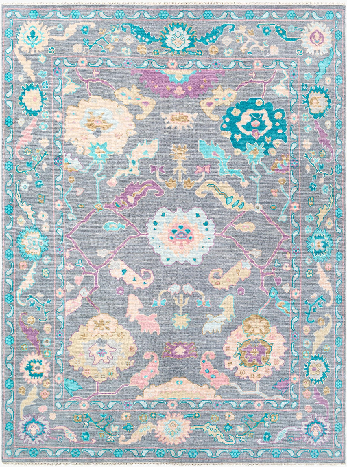 Surya Ushak USK-2300 2' x 3' Handmade Rug
