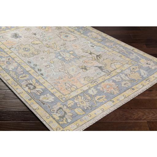 Surya Ushak USK-2303 Blush Denim 6' x 9' Rug