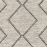 Surya Uttar UTT-2303 Black Cream 6' x 9' Rug