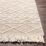 Surya Uttar UTT-2304 Cream Medium Brown 2'6" x 8' Rug