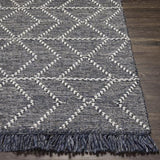 Surya Uttar UTT-2306 Charcoal Cream 6' x 9' Rug