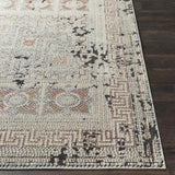Surya Venezia VNZ-2301 Black Light Beige 5'3" x 7'3" Rug