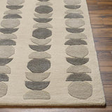 Surya Vilnius VNS-2301 Charcoal Light Beige 2' x 3' Rug