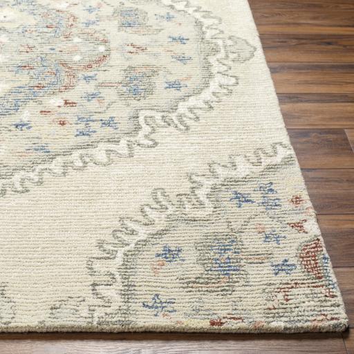 Surya Vivianne VVE-2302 Brick Red Dark Blue 2' x 3' Rug