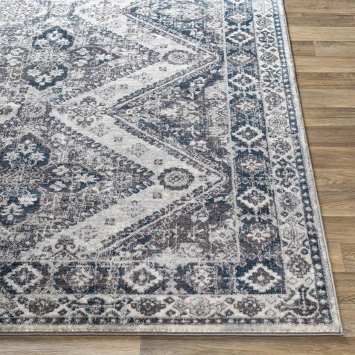 Surya Wanderlust WNL-2314 Charcoal Light Slate 6'7" x 9' Rug