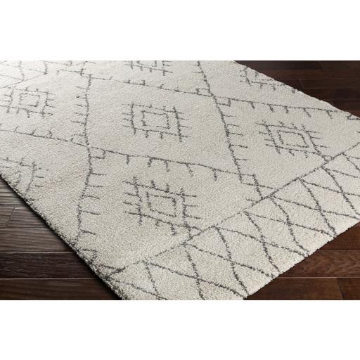 Surya Wilder WDR-2003 Charcoal Light Beige 7'10" x 10'10" Rug