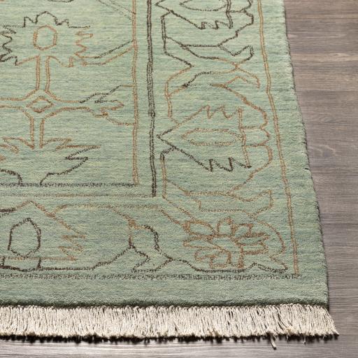 Surya Wilmington WLG-9000 Charcoal Dusty Sage 2' x 3' Rug