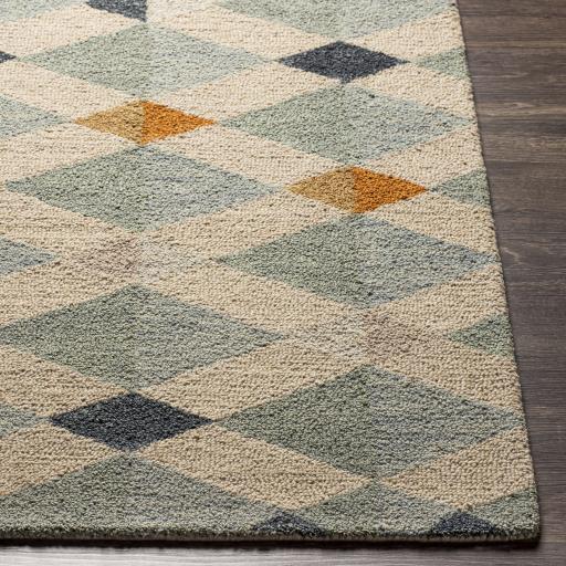 Surya Winchester WIN-2301 Brick Red Dark Blue 5' x 7'6" Rug