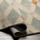 Surya Winchester WIN-2301 Brick Red Dark Blue 5' x 7'6" Rug