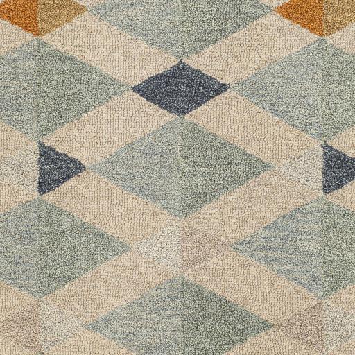 Surya Winchester WIN-2301 Brick Red Dark Blue 5' x 7'6" Rug