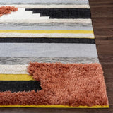 Surya Yuva YUV-2300 Black Brick Red 8'10" x 12' Rug
