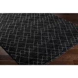 Surya Zara ZAR-2305 Black Charcoal 6' x 9' Rug
