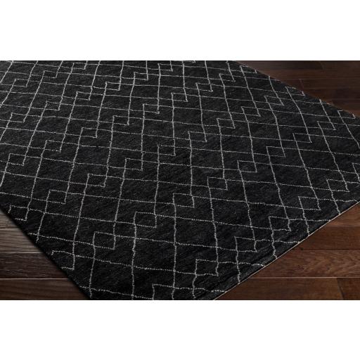 Surya Zara ZAR-2305 Black Charcoal 9' x 12' Rug