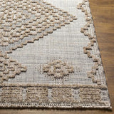 Surya Zaragoza ZRZ-2312 Charcoal Cream 6'7" x 9' Rug