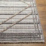Surya Zaragoza ZRZ-2313 Charcoal Cream 9'2" x 12' Rug