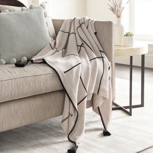 Surya Fleck FCK-1002 50"W x 60"L Throw