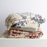 Surya Yemaya YMA-1000 Burgundy Camel 50"W x 60"L Throw