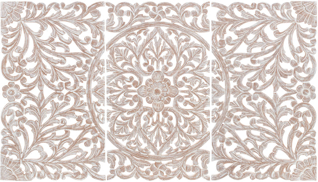 Surya Hampi HMP-002 28"H x 16"W x 1"D, 28"H x 16"W x 1"D, 28"H x 16"W x 1"D Wall Art Piece