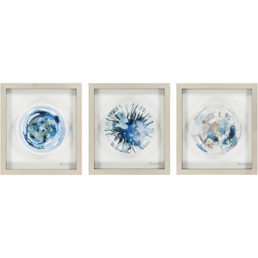 Surya Stella STE-7000 18"H x 16"W x 1"D, 18"H x 16"W x 1"D, 18"H x 16"W x 1"D Wall Art Piece