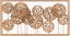 Surya Tamba TBA-001 15"H x 29"W x 4"D Wall Accent