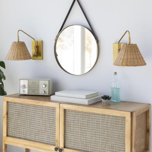 Surya Cerro CRR-001 15"L x 10"W x 12"H Wall Sconce