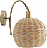 Surya Melange MEG-002 15"H x 10"W x 16"D Wall Sconce
