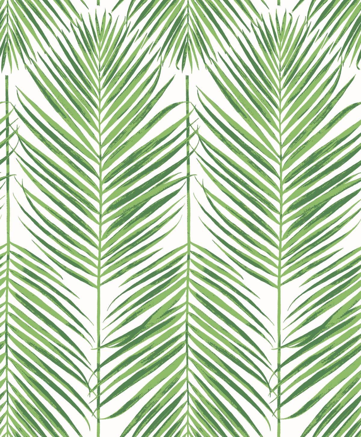 Seabrook Marina Palm Summer Fern Wallpaper