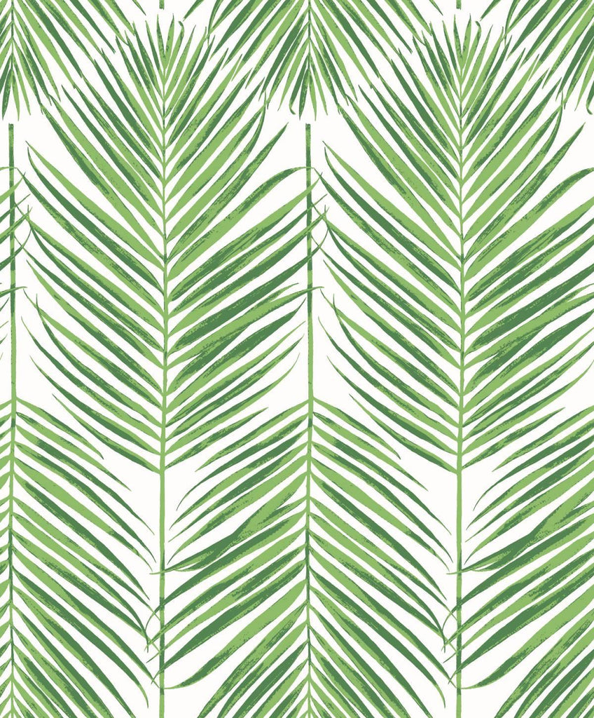 Seabrook Marina Palm Summer Fern Wallpaper