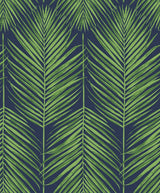 Seabrook Marina Palm Green Wallpaper