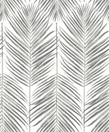 Seabrook Marina Palm Daydream Grey Wallpaper