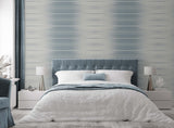 Seabrook Horizon Ombre Blue Wallpaper