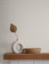 Seabrook Seahaven Rushcloth Beige Wallpaper
