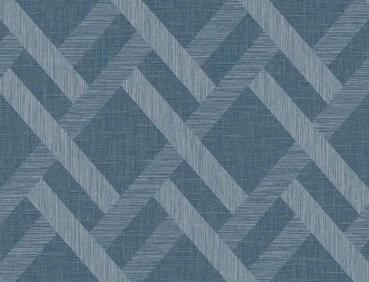 Seabrook Linen Trellis Nautica Wallpaper