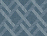 Seabrook Linen Trellis Nautica Wallpaper