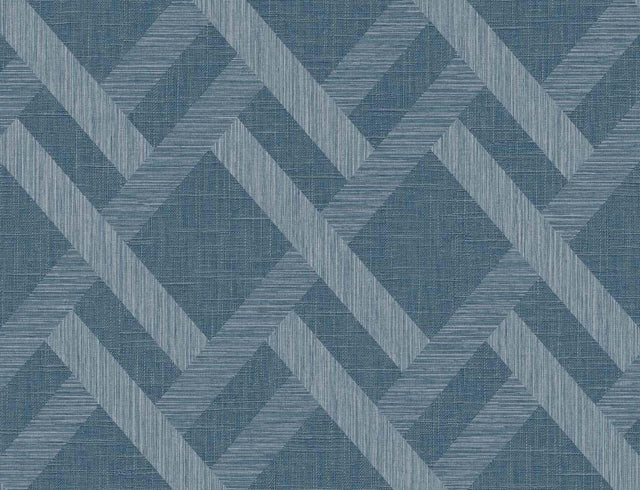 Seabrook Linen Trellis Nautica Wallpaper