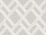 Seabrook Linen Trellis Pavestone Wallpaper