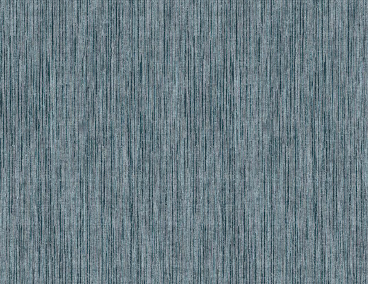 Seabrook Vertical Stria Bluestone Wallpaper