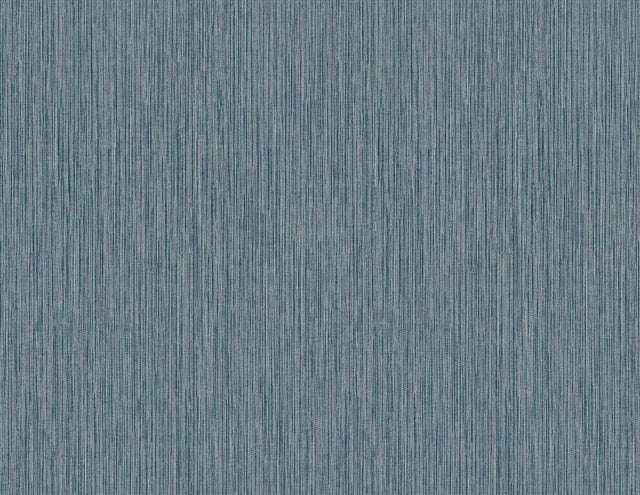 Seabrook Vertical Stria Bluestone Wallpaper